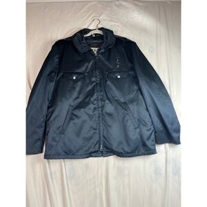 Blauer Mens Thinsulate Quilted Lining Duty Jacket Black Made in USA Size 48R